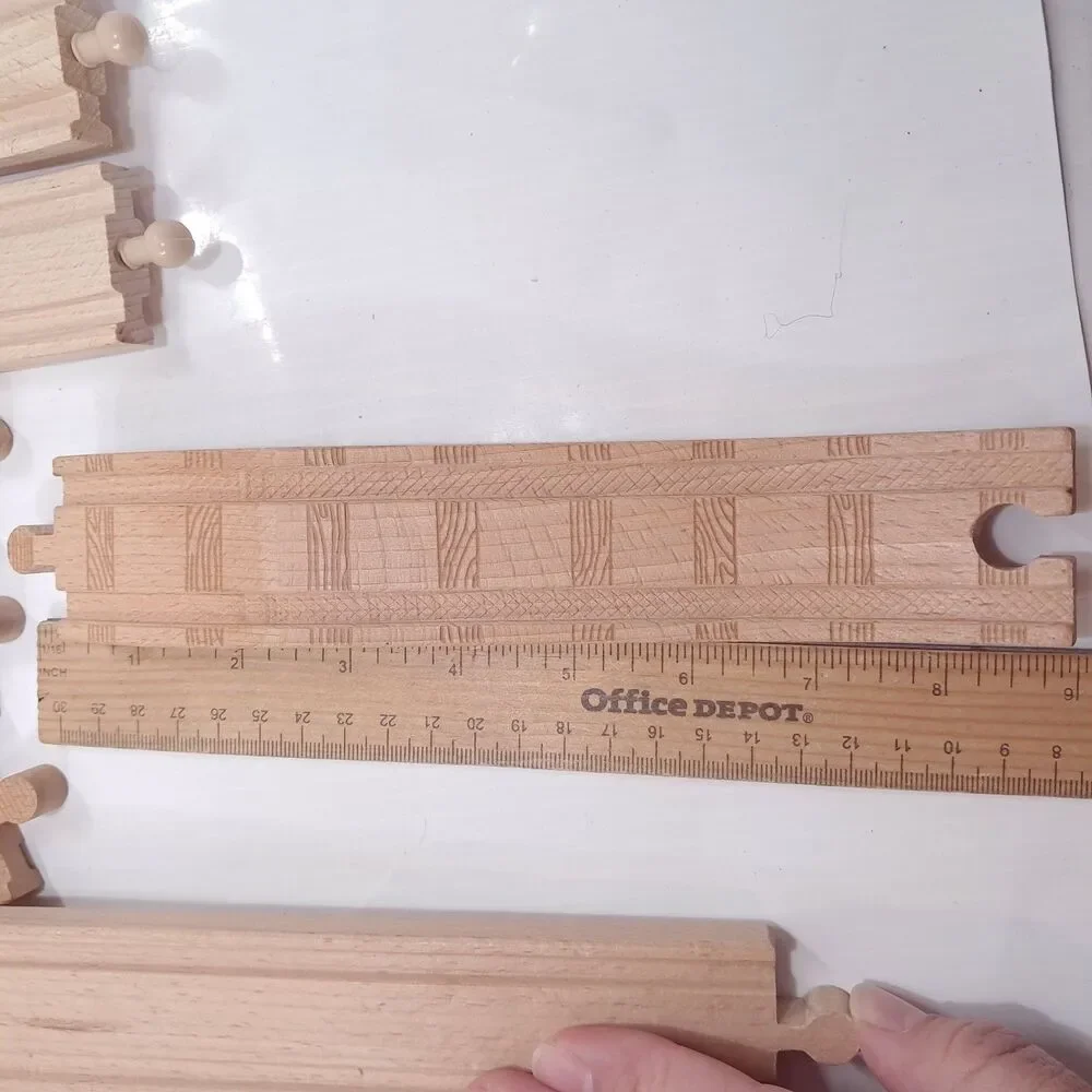 Thomas & Friends wooden wood track set 31 curve straight riser Ikea Melissa Doug
